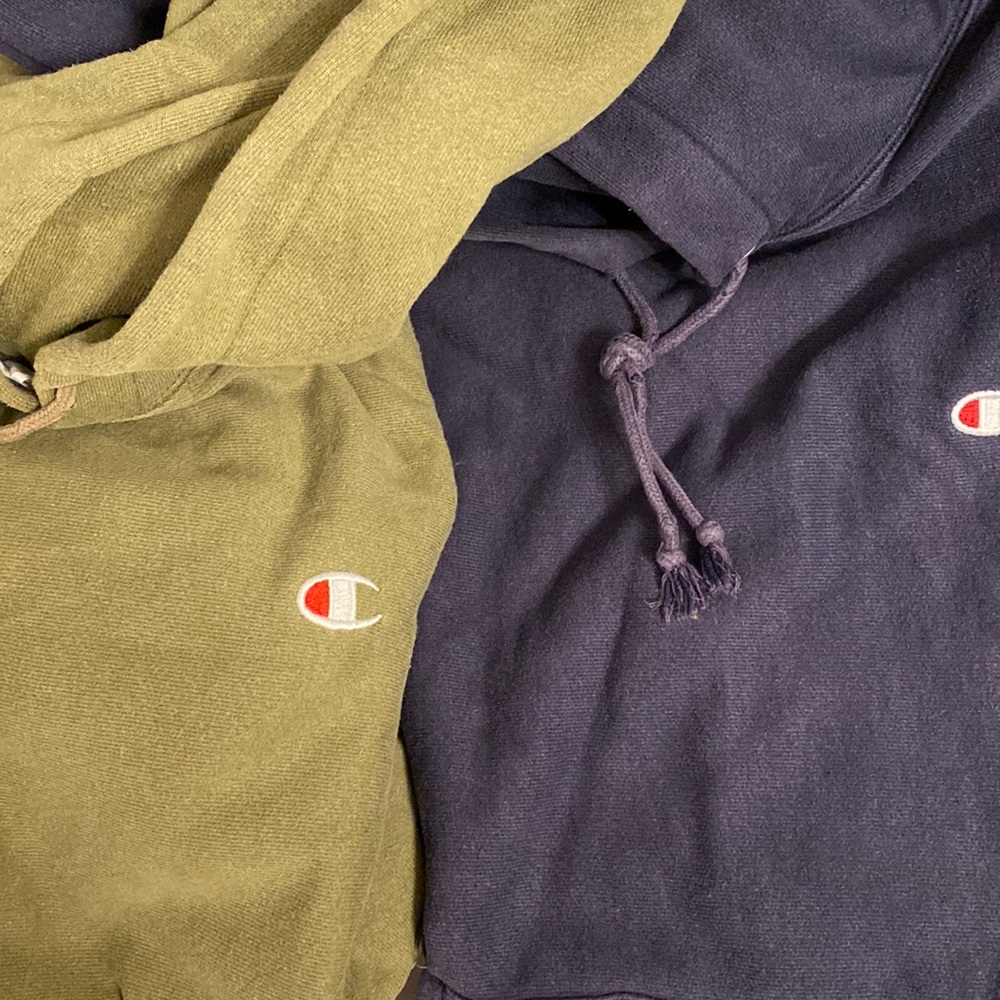 2 Men’s Large Reverse Weave Hoodies L
